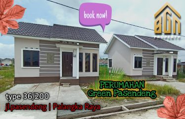 PERUMAHAN GREEN PASENDENG TIPE 36 PALANGKA RAYA