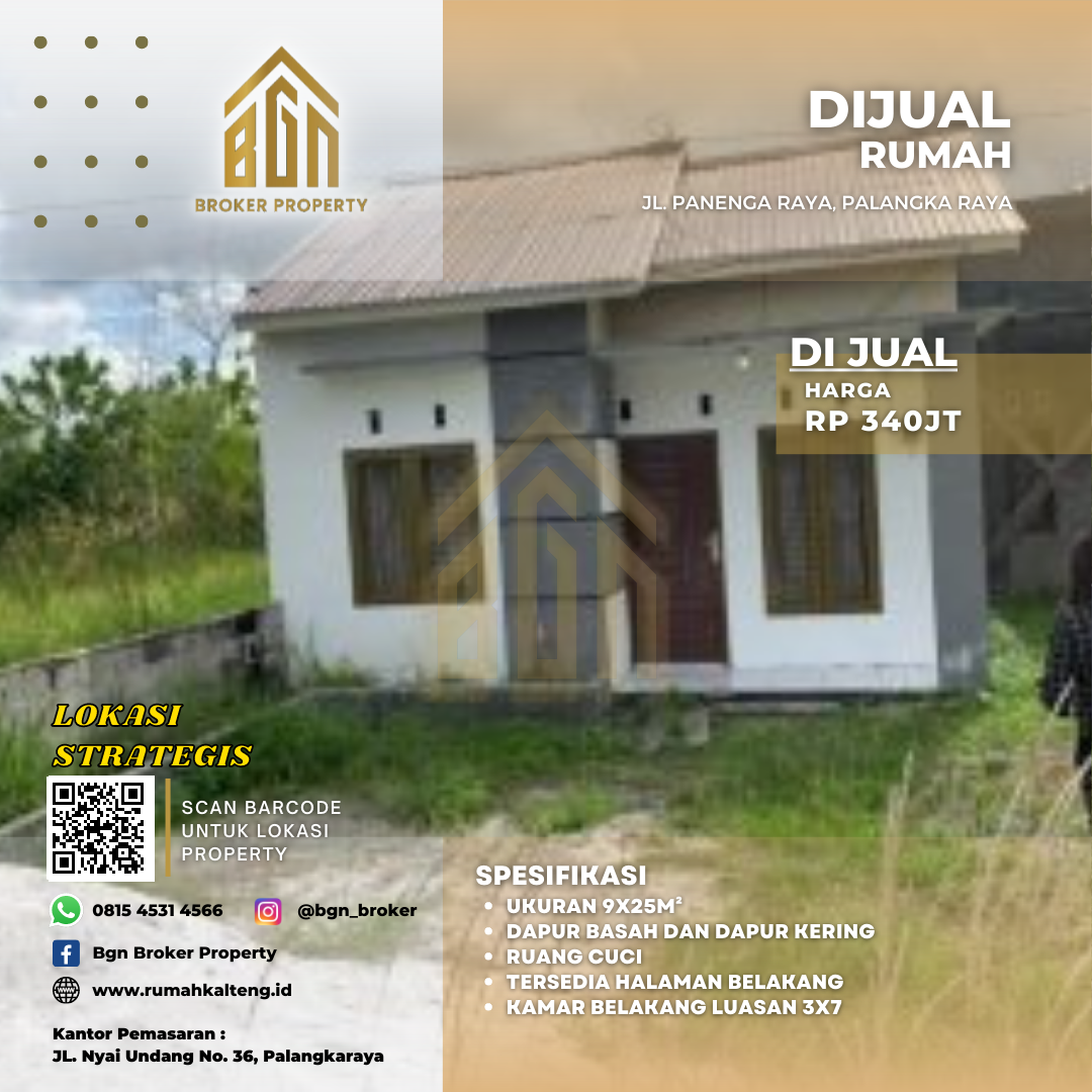 DIJUAL RUMAH PRIBADI PALANGKA RAYA