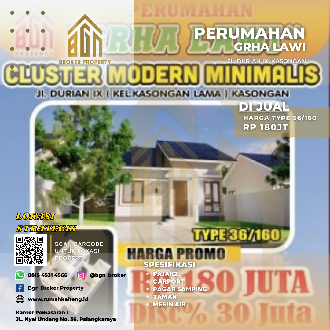 PERUMAHAN GRHA LAWI TYPE 36 KASONGAN