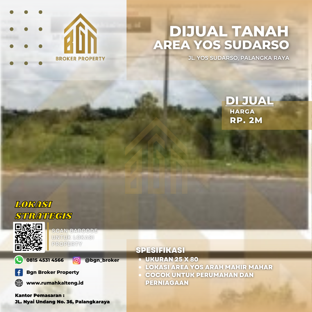 DIJUAL TANAH PALANGKA RAYA