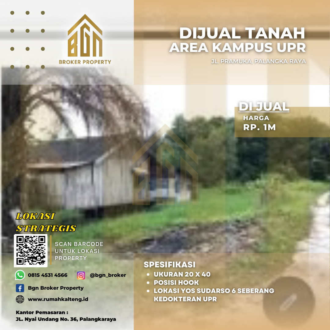 DIJUAL TANAH PALANGKA RAYA