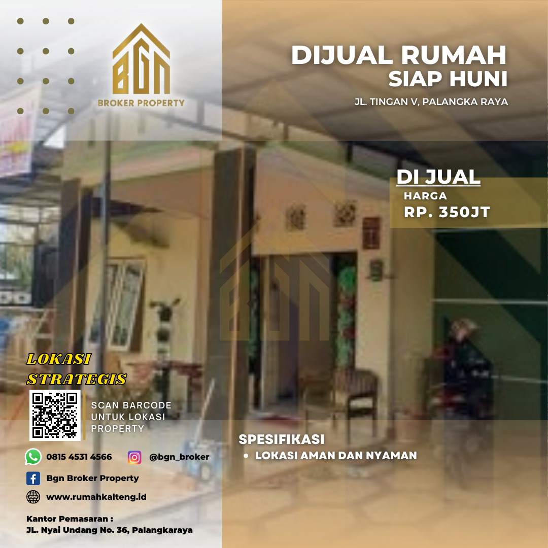 DIJUAL RUMAH PRIBADI PALANGKA RAYA