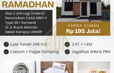 RUMAH TYPE 36 KOMERSIL